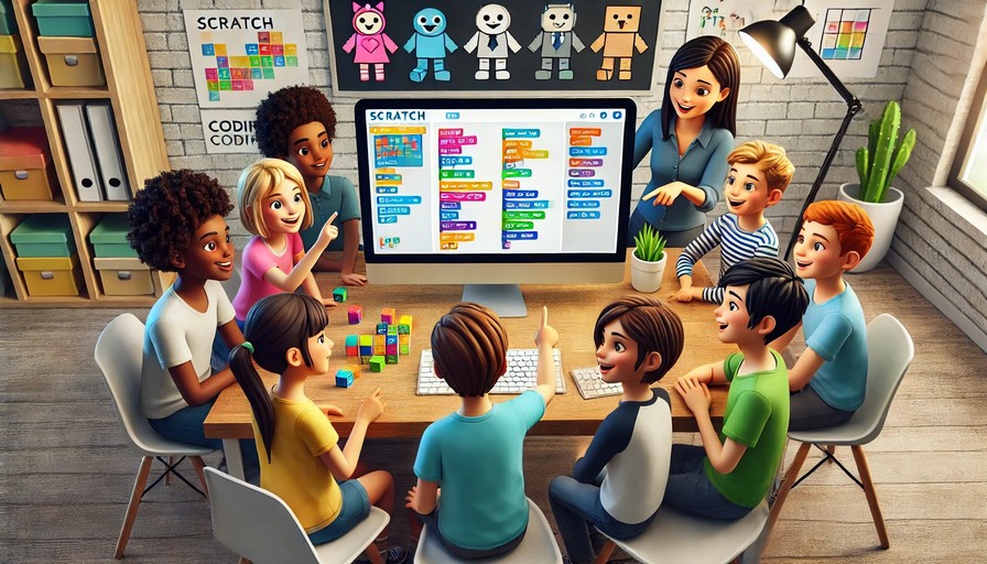 带孩子走进编程世界：Scratch 课堂在学什么？